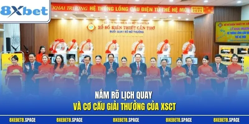 Nắm rõ lịch quay và cơ cấu giải thưởng của XSCT